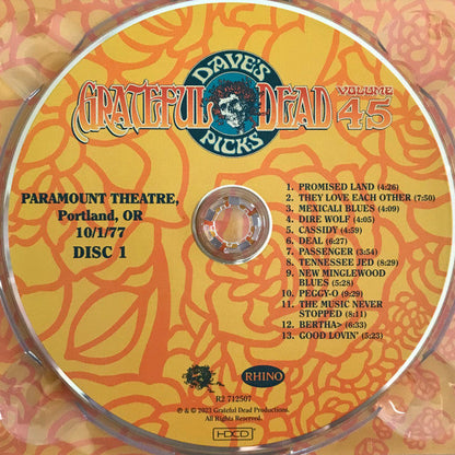 Dave's Picks, Volume 45 (4xCD)(Paramount Theatre, Portland, OR • 10/1-2/77) | Mint (M) Near Mint (NM)-