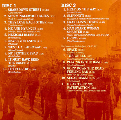Dave's Picks, Volume 39 (3xCD)(The Spectrum, Philadelphia, PA • 4/26/83) | Mint (M) Near Mint (NM)-