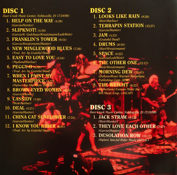Dave's Picks, Volume 40 (3xCD)(Deer Creek Music Center, Noblesville, IN • 7/18-19/90 | Mint (M) Near Mint (NM)-