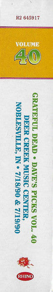Dave's Picks, Volume 40 (3xCD)(Deer Creek Music Center, Noblesville, IN • 7/18-19/90 | Mint (M) Near Mint (NM)-