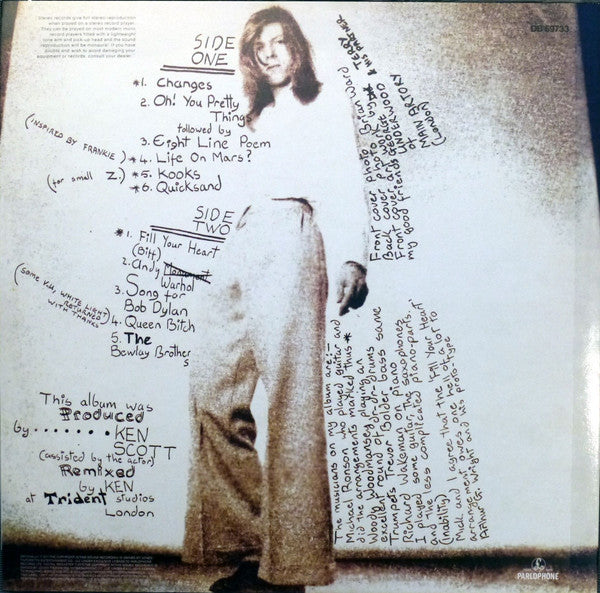 David Bowie - Hunky Dory | Mint (M) Mint (M)-