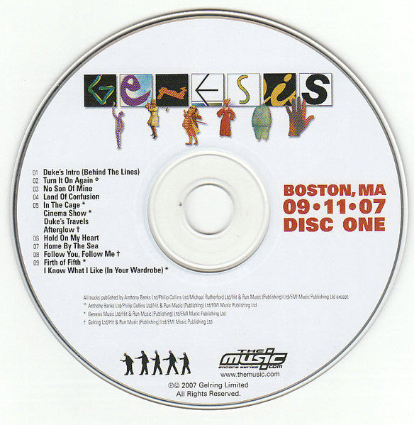 Genesis - Live - Boston, MA 09•11•07 (2xCD) | Excellent+ (EX+) Near Mint (NM)--