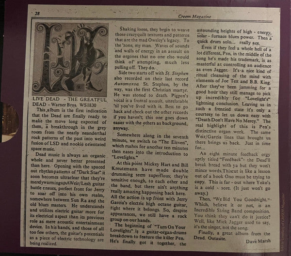 Dave's Picks, Volume 43 (3xCD)(San Francisco, 11/2/69 • Dallas, 12/26/69) | Mint (M) Near Mint (NM)-