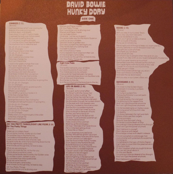 David Bowie - Hunky Dory | Mint (M) Mint (M)-