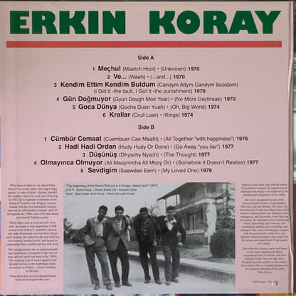 Erkin Koray - Meçhul: Singles & Rarities | Mint (M) Mint (M)-