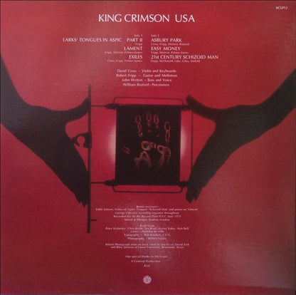 King Crimson - USA | Mint (M) Mint (M)-