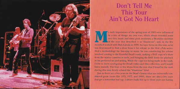 Dave's Picks, Volume 39 (3xCD)(The Spectrum, Philadelphia, PA • 4/26/83) | Mint (M) Near Mint (NM)-