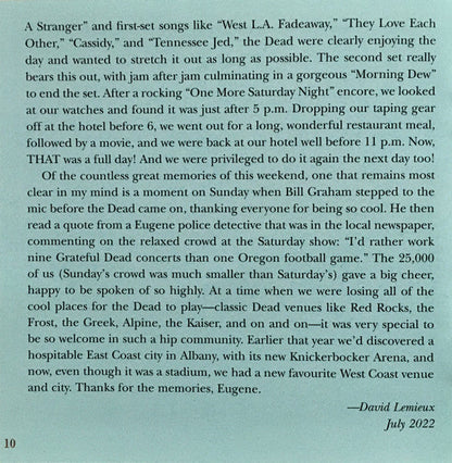 Dave's Picks, Volume 44 (3xCD)(Autzen Stadium, U. Of Oregon, Eugene, OR • 6/23/90) | Mint (M) Near Mint (NM)-