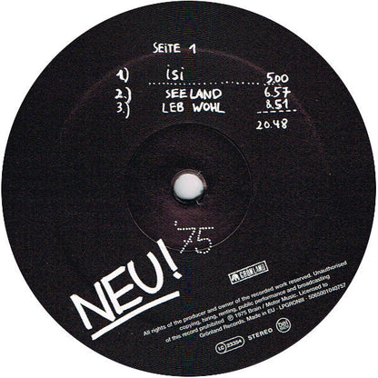 Neu! - Neu! '75 (VINYL) | Mint (M) Mint (M)-