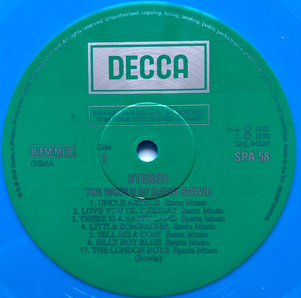 The World Of David Bowie | Mint (M) Mint (M)-
