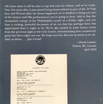 Dave's Picks, Volume 35 (3xCD)(Philadelphia Civic Center, Philadelphia, PA • 4/20/84) | Mint (M) Near Mint (NM)-