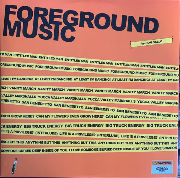 Ron Gallo - Foreground Music | Mint (M) Mint (M)-