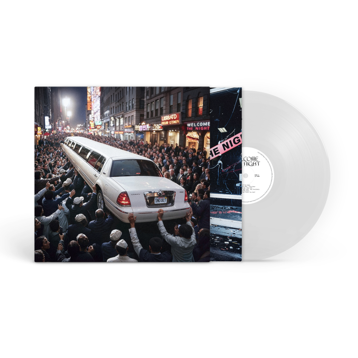Sad Night Dynamite - Welcome The Night (IEX: CLEAR VINYL) | Mint (M) Mint (M)-