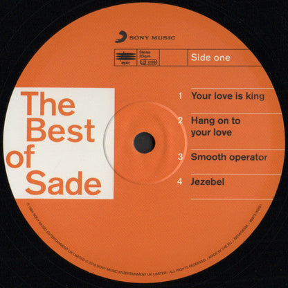 Sade The Best Of Sade Sony Music, Epic 2xLP, Comp, RE, Gat Mint (M) Mint (M)-