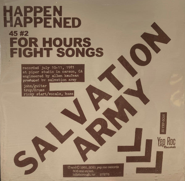 Salvation Army - Mind Gardens (7" VINYL) | Mint (M) Mint (M)-