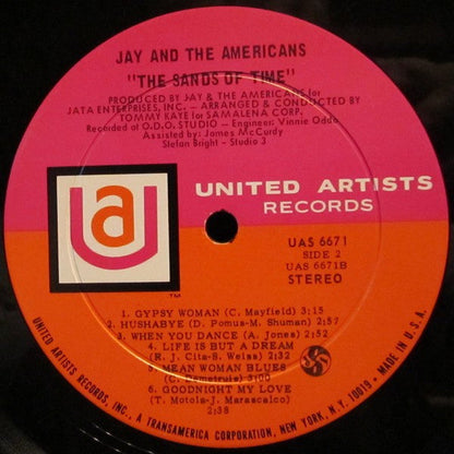Jay & The Americans - Sands Of Time *GATEFOLD* | Excellent (EX) Very Good Plus (VG+)--