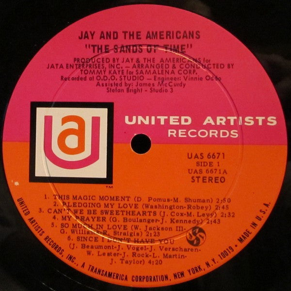 Jay & The Americans - Sands Of Time *GATEFOLD* | Excellent (EX) Very Good Plus (VG+)--