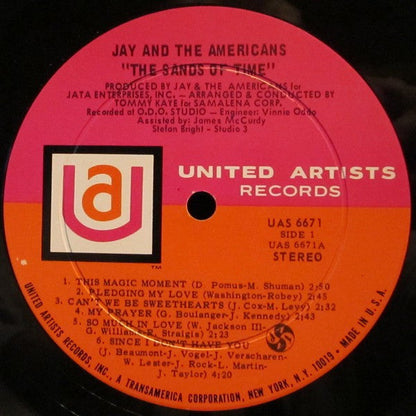 Jay & The Americans - Sands Of Time *GATEFOLD* | Excellent (EX) Very Good Plus (VG+)--