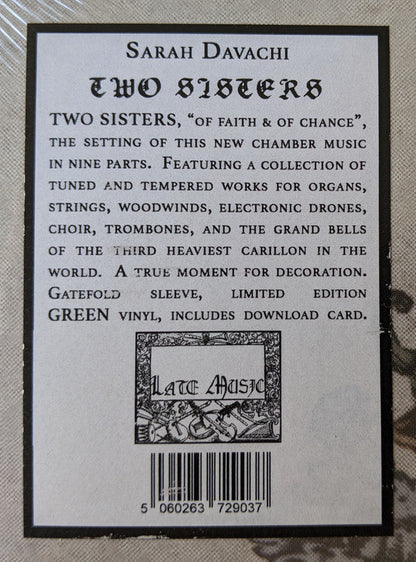 Sarah Davachi - Two Sisters | Mint (M) Mint (M)-