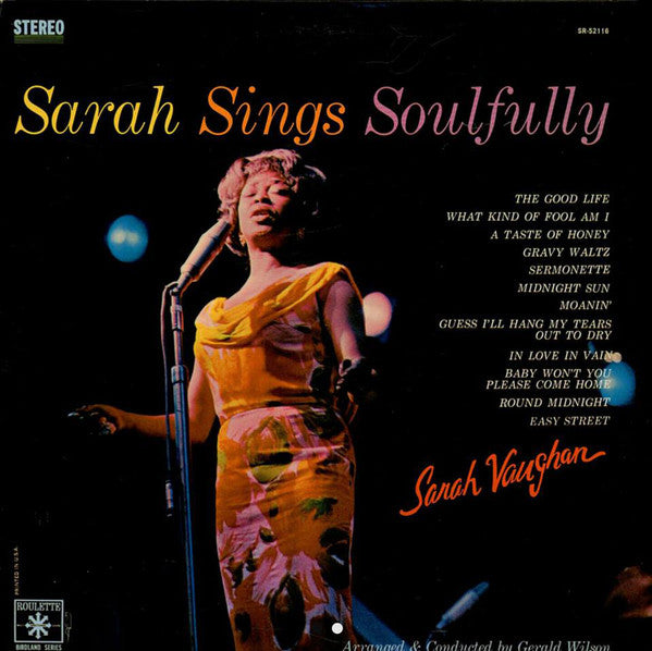 Sarah Vaughan - Sarah Sings Soulfully |-