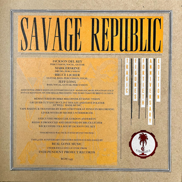 Savage Republic - Tragic Figures | Mint (M) Mint (M)-
