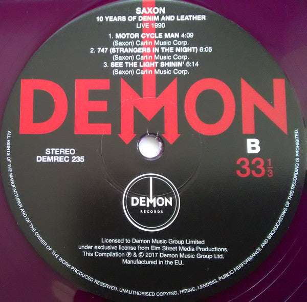 10 Years Of Denim And Leather - Live 1990 | Mint (M) Mint (M)-