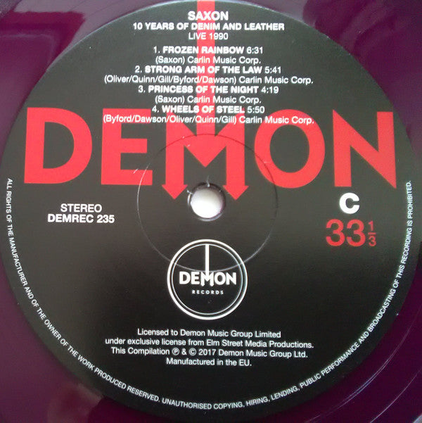 10 Years Of Denim And Leather - Live 1990 | Mint (M) Mint (M)-