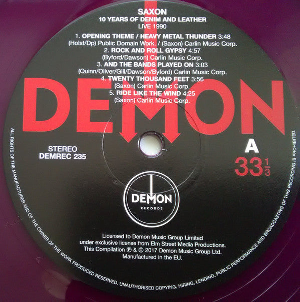 10 Years Of Denim And Leather - Live 1990 | Mint (M) Mint (M)-