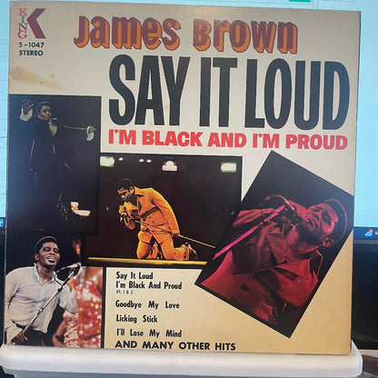 James Brown - Say It Loud I'm Black And I'm Proud (VINYL) | Very Good Plus (VG+) Excellent (EX)-