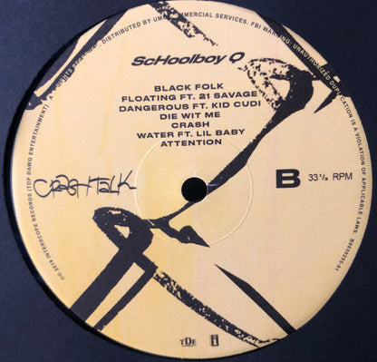 Schoolboy Q - Crash Talk | Mint (M) Mint (M)-