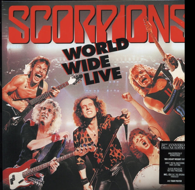 Scorpions - World Wide Live: 50th Anniversary [Import] (Bonus CD, Anniversary Edition) (2 Lp's) | Mint (M) Mint (M)-