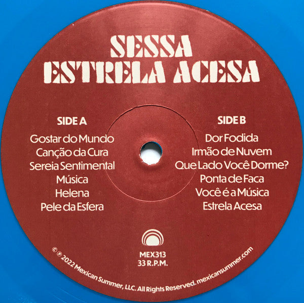 Sessa - Estrela Acesa (BLUE VINYL) | Mint (M) Mint (M)-