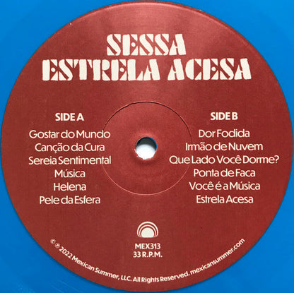 Sessa - Estrela Acesa (BLUE VINYL) | Mint (M) Mint (M)-