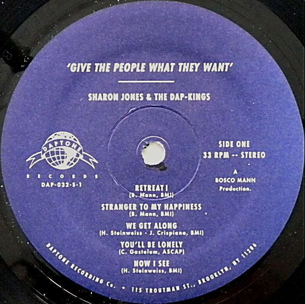 Sharon Jones & The Dap-Kings - Give The People What They Want (Vinyl) | Mint (M) Mint (M)-