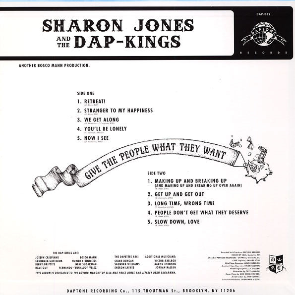 Sharon Jones & The Dap-Kings - Give The People What They Want (Vinyl) | Mint (M) Mint (M)-