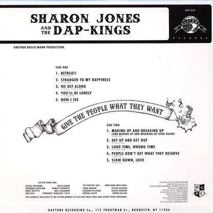 Sharon Jones & The Dap-Kings - Give The People What They Want (Vinyl) | Mint (M) Mint (M)-