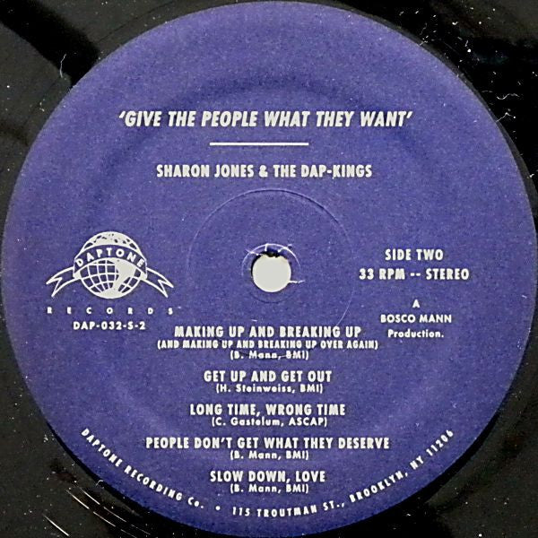 Sharon Jones & The Dap-Kings - Give The People What They Want (Vinyl) | Mint (M) Mint (M)-