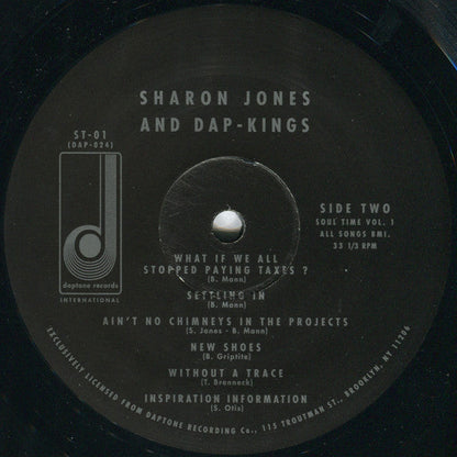 Sharon Jones & The Dap-Kings - Soul Time! (VINYL) | Mint (M) Mint (M)-