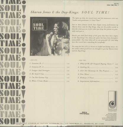 Sharon Jones & The Dap-Kings - Soul Time! | Mint (M) Mint (M)-
