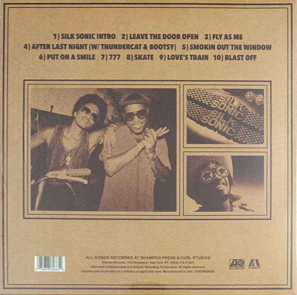 Silk Sonic An Evening With Silk Sonic Atlantic, Aftermath Entertainment LP, Album, RE Mint (M) Mint (M)-