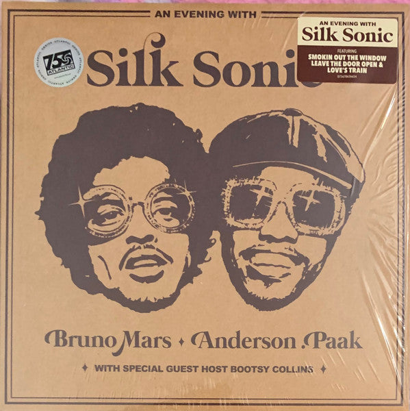 Silk Sonic An Evening With Silk Sonic Atlantic, Aftermath Entertainment LP, Album, RE Mint (M) Mint (M)-