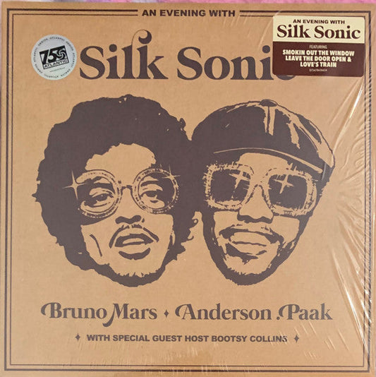 Silk Sonic An Evening With Silk Sonic Atlantic, Aftermath Entertainment LP, Album, RE Mint (M) Mint (M)-