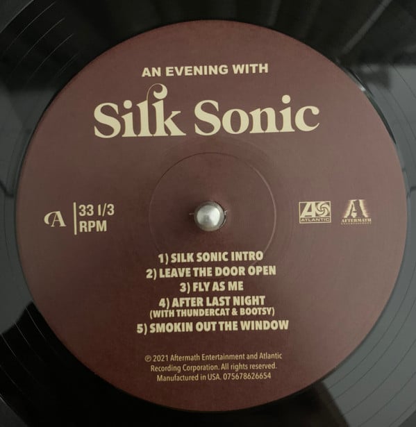 Silk Sonic An Evening With Silk Sonic Atlantic, Aftermath Entertainment LP, Album, RE Mint (M) Mint (M)-