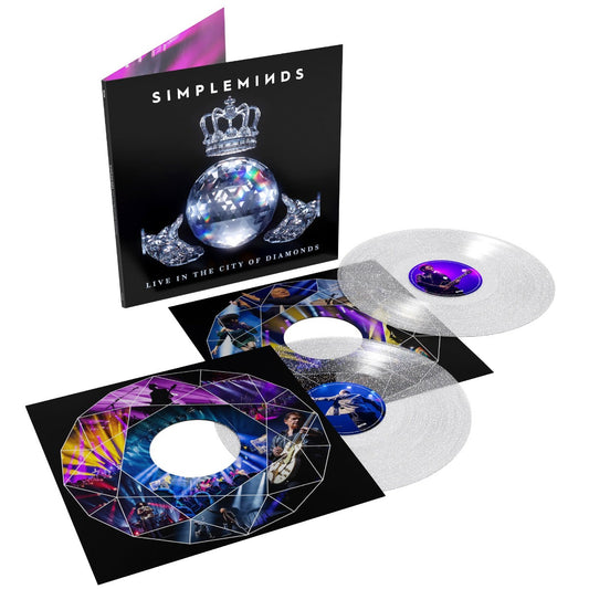 Simple Minds - Live In The City Of Diamonds (Deluxe Limited Edition 2x Clear Glitter Vinyl) | Mint (M) Mint (M)-