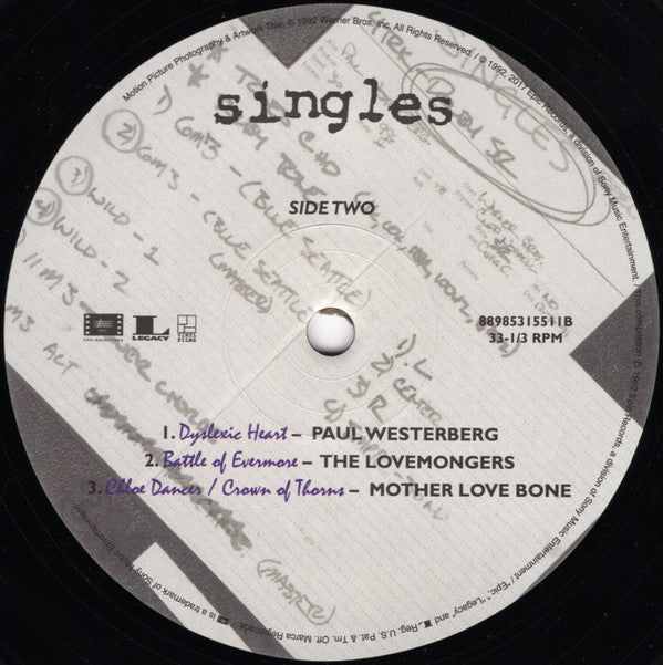 Various - Singles - Original Motion Picture Soundtrack (VINYL) |-