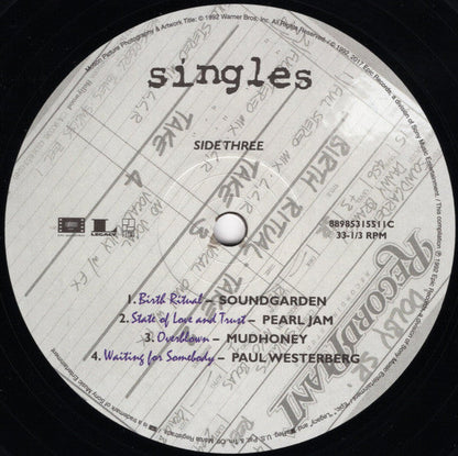 Various - Singles - Original Motion Picture Soundtrack (VINYL) |-