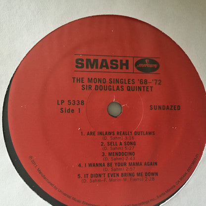 Sir Douglas Quintet - The Mono Singles ’68–’72 | Mint (M) Mint (M)-