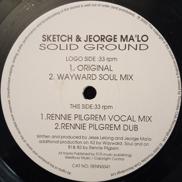 Sketch & Jeorge Ma'lo - Solid Ground | Near Mint (NM) Generic-