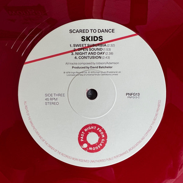 Skids - Scared To Dance (2xRED VINYL) | Mint (M) Mint (M)-