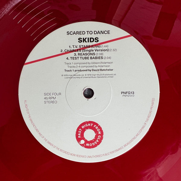 Skids - Scared To Dance (2xRED VINYL) | Mint (M) Mint (M)-